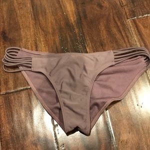 Purple bikini bottoms